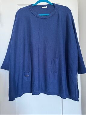 Mer•Sea Navy Knit Sweater